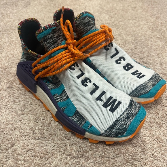 Adidas Pharrell Williams NMD Human Race Solar Pack - Milele Mbele - Size 10.5 US
